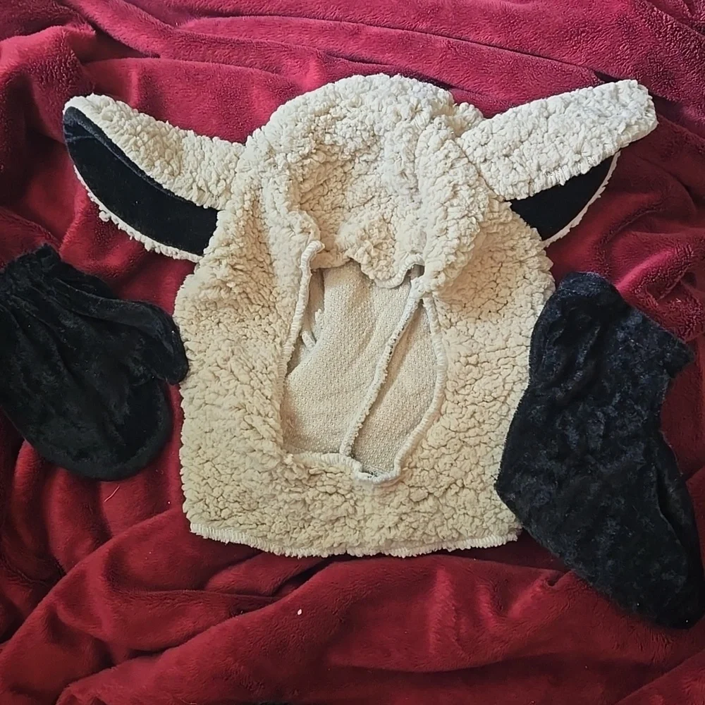 Cream Sheep Kids Costume 18m and 2T - Picture 6 of 7